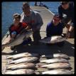 Nice day on Lake Martin striper fishing 